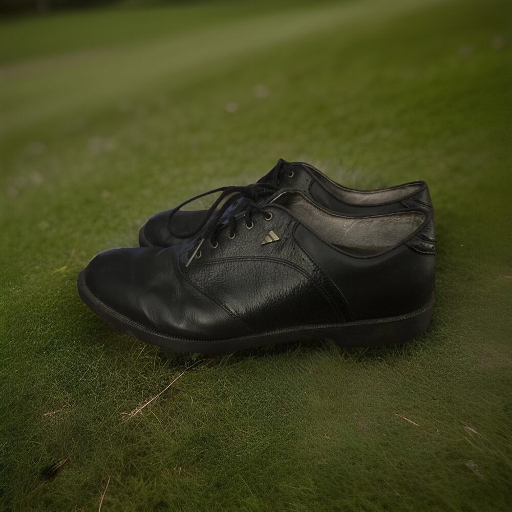 Vintage Adida Z_Traxion Oxford Men's Black Golf Shoes Size 11